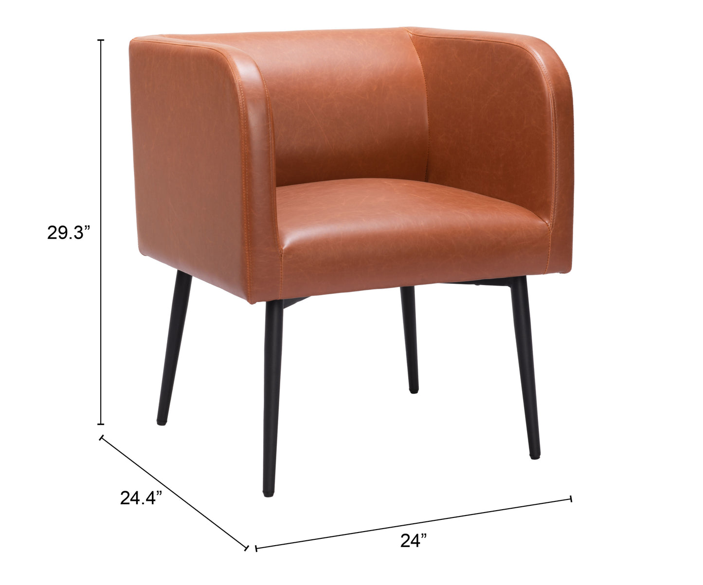 Silla de comedor marrón: asiento moderno y ergonómico para el hogar y la oficina