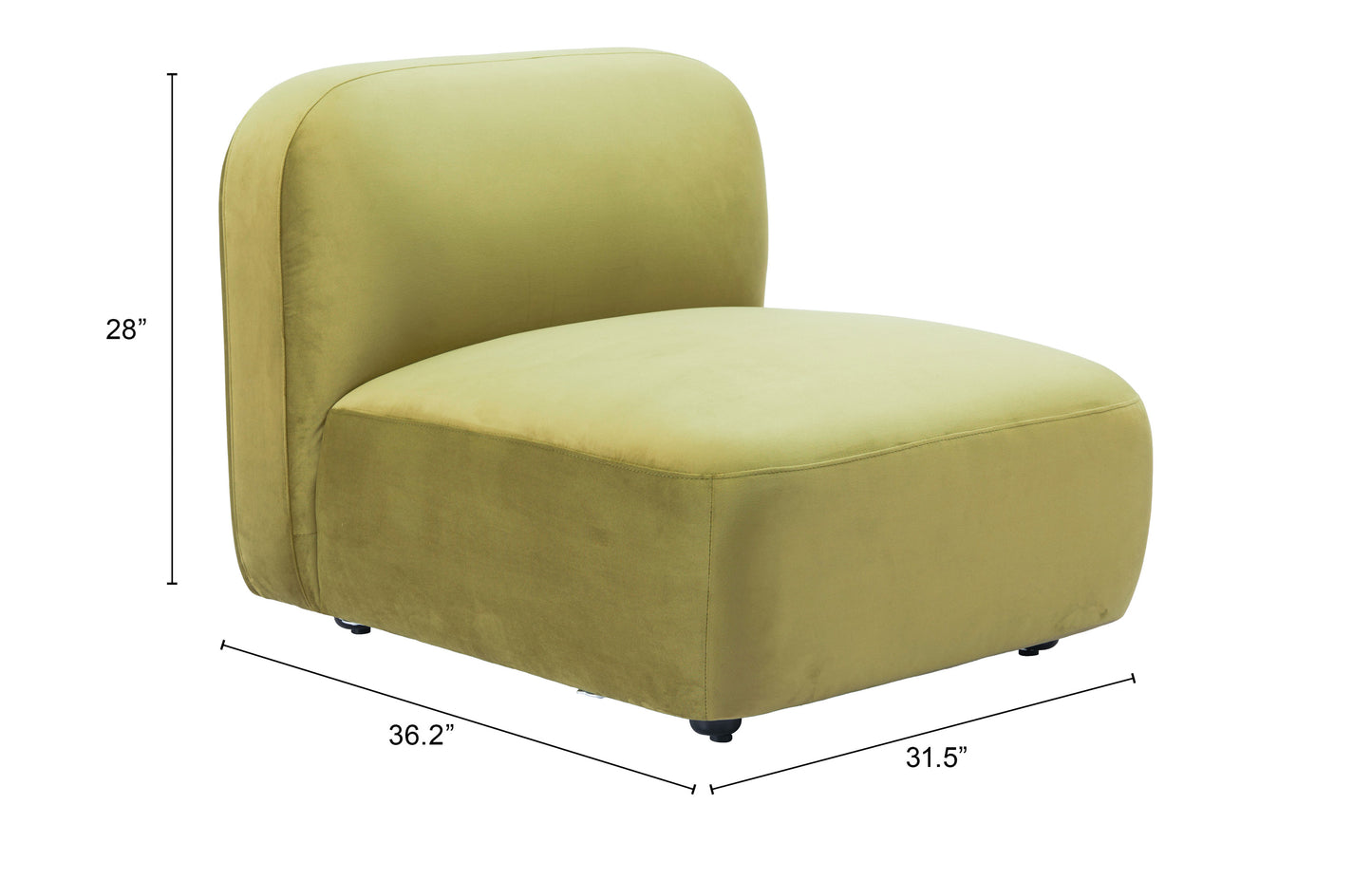 Silla de centro verde: asiento moderno y ergonómico para el hogar y la oficina