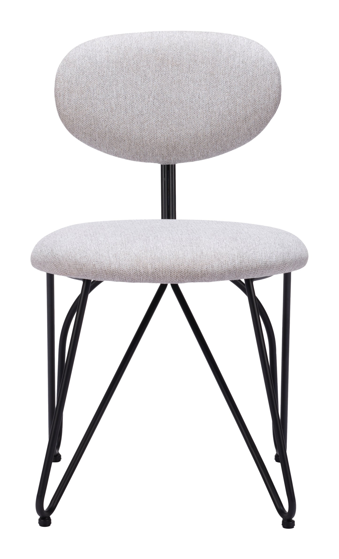 Sillas de comedor (juego de 2) gris paloma: asientos modernos y ergonómicos para el hogar y la oficina