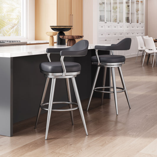 Swivel Barstool Black - Premium Quality & Stylish Design for Your Home