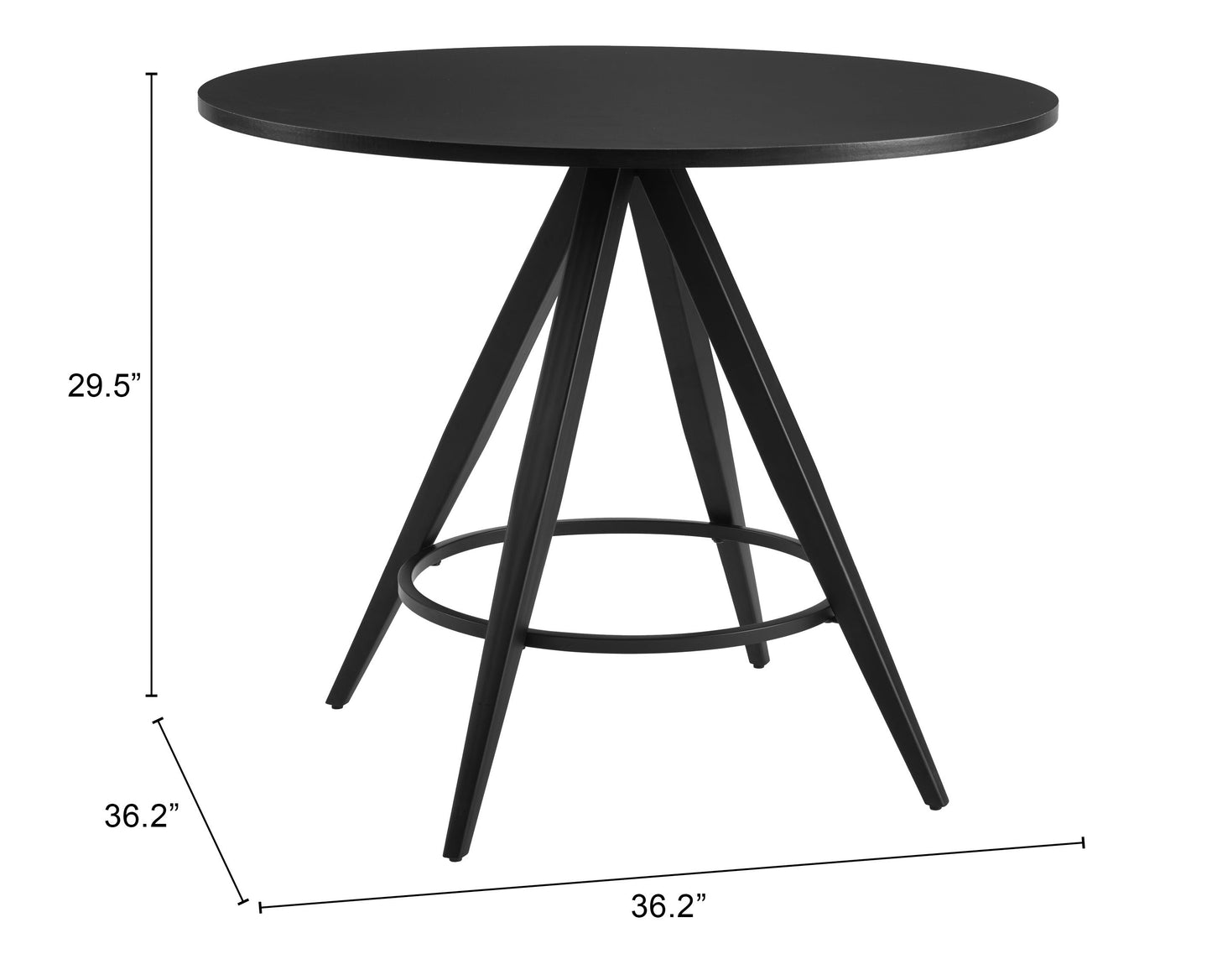 Mesa de comedor negra: elegante y duradera para espacios con estilo.
