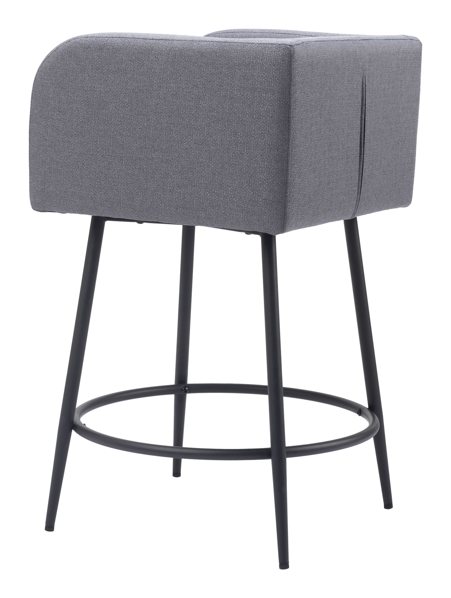 Tabouret de bar Horbat (lot de 2) gris