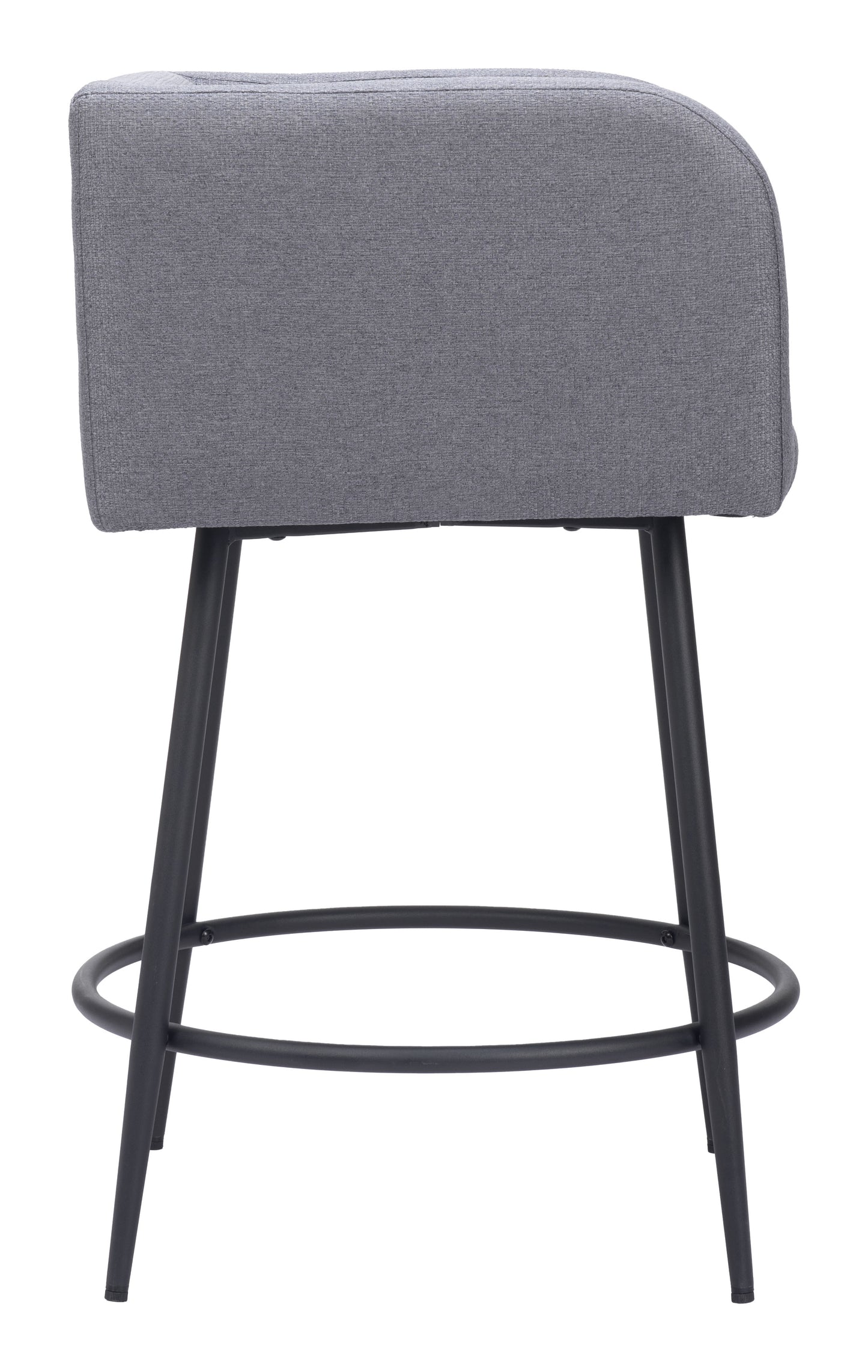 Tabouret de bar Horbat (lot de 2) gris