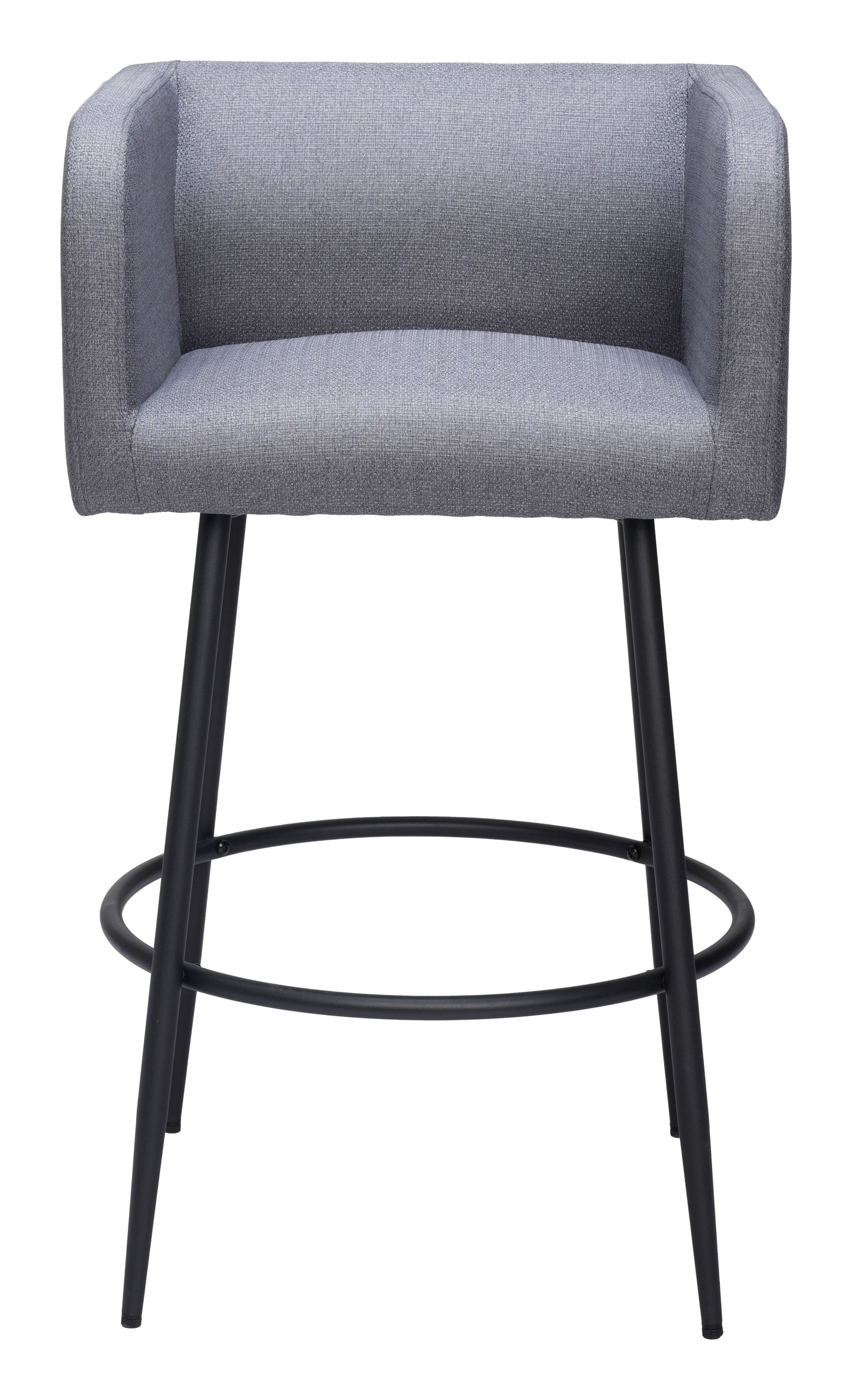 Juego de 2 taburetes de bar en gris: calidad superior y diseño elegante para tu hogar.