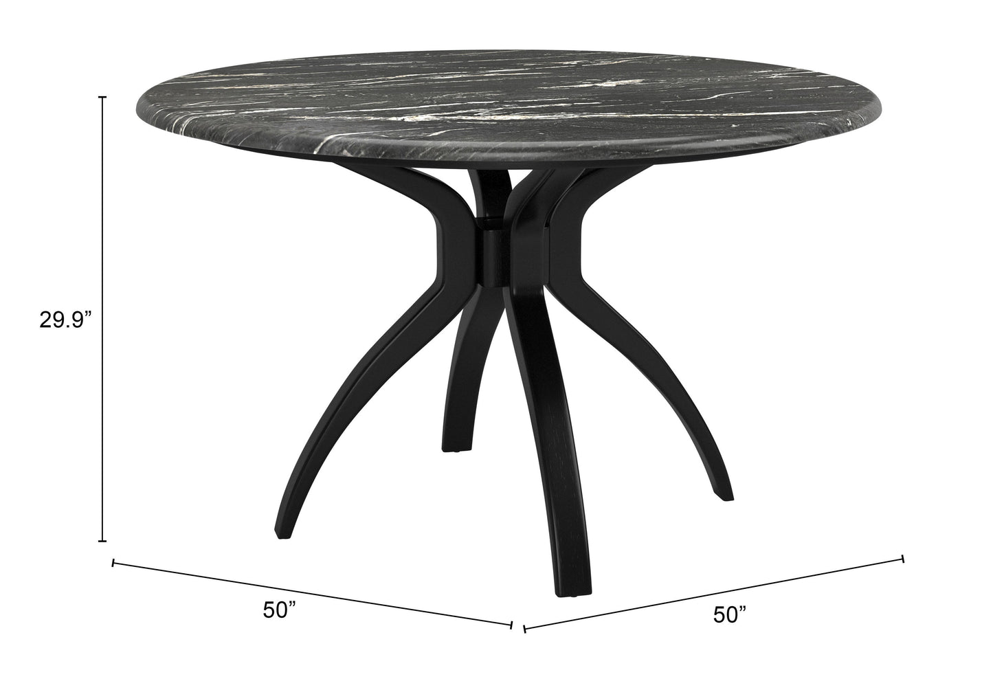 Mesa de comedor negra: elegante y duradera para espacios con estilo.