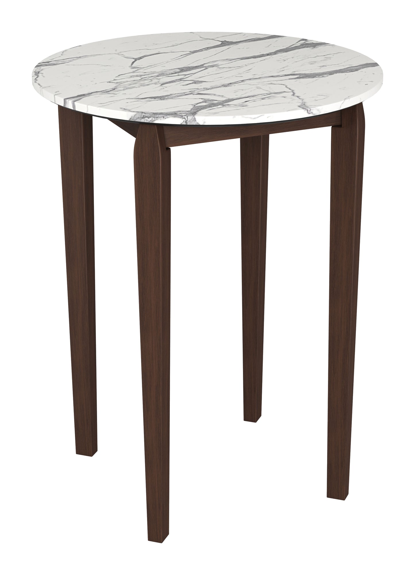 Table de bar Vernon blanche