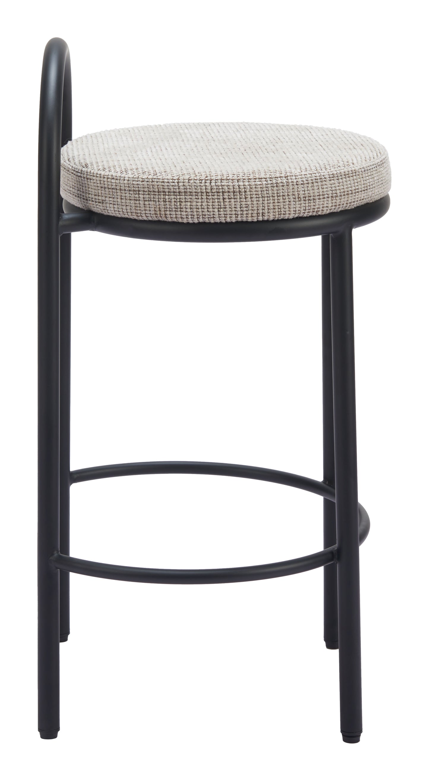 Tabouret de bar en sisal (lot de 2) Tweed beige