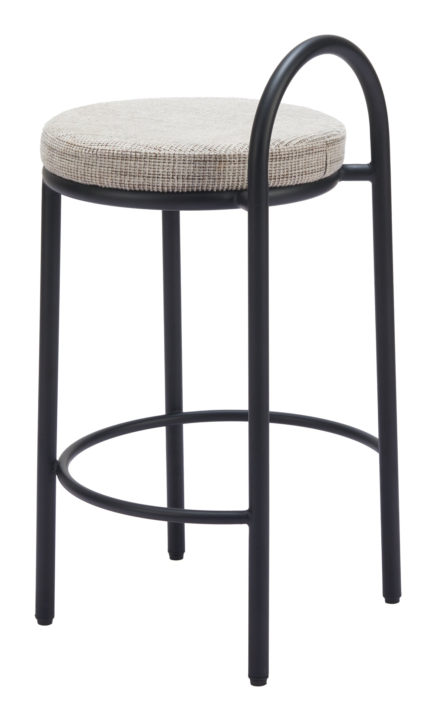 Tabouret de bar en sisal (lot de 2) Tweed beige