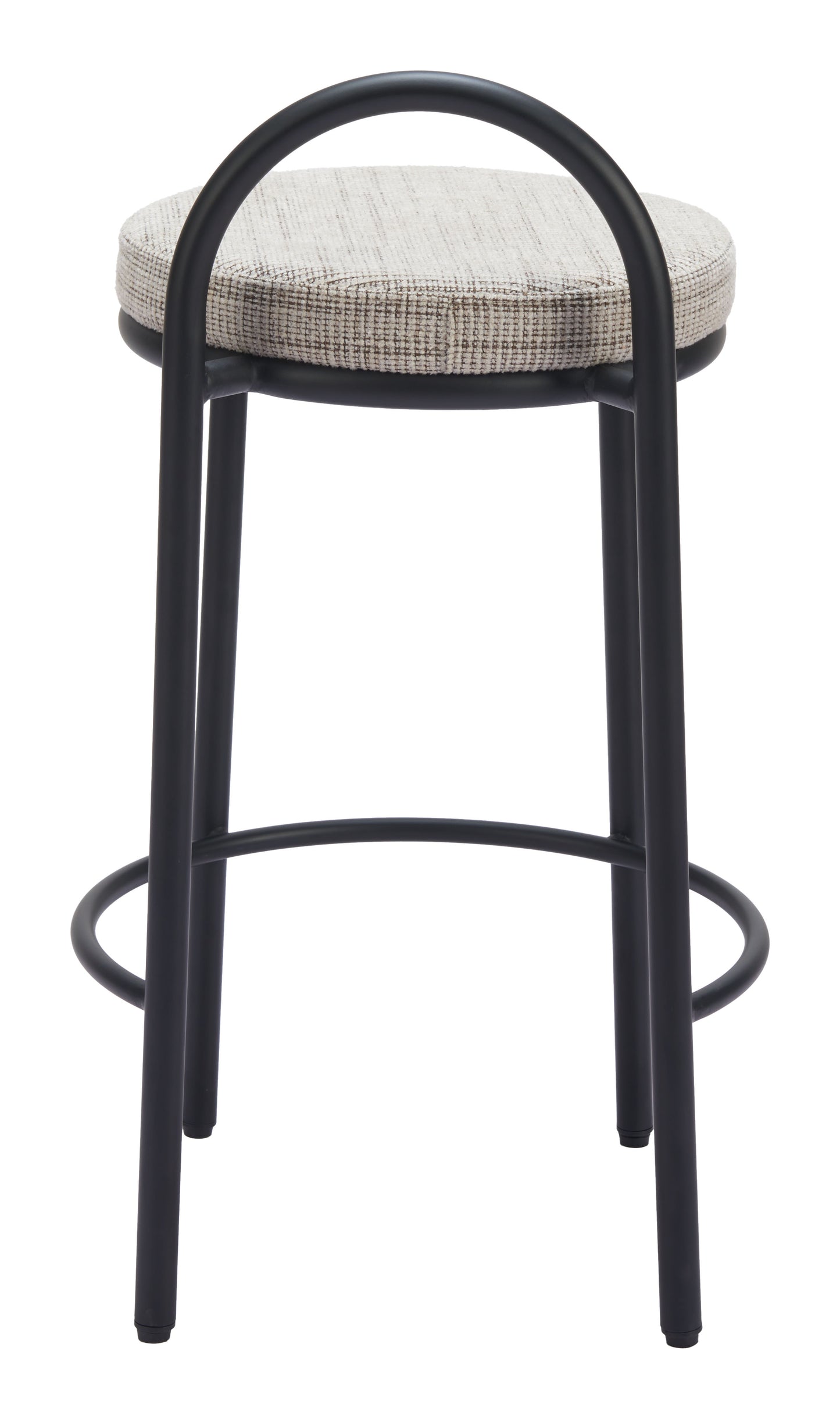 Tabouret de bar en sisal (lot de 2) Tweed beige