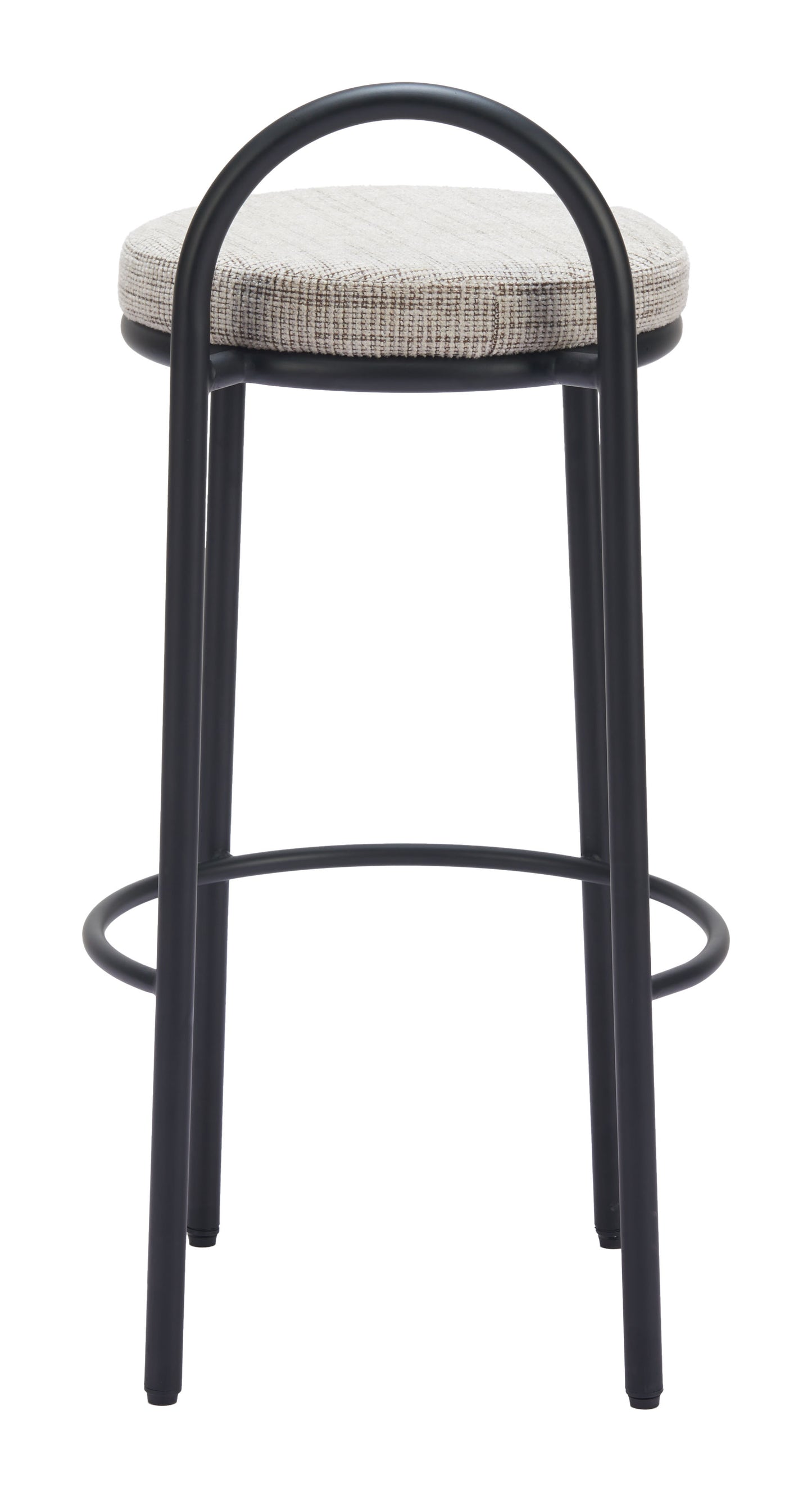 Tabouret de bar en sisal (lot de 2) Tweed beige