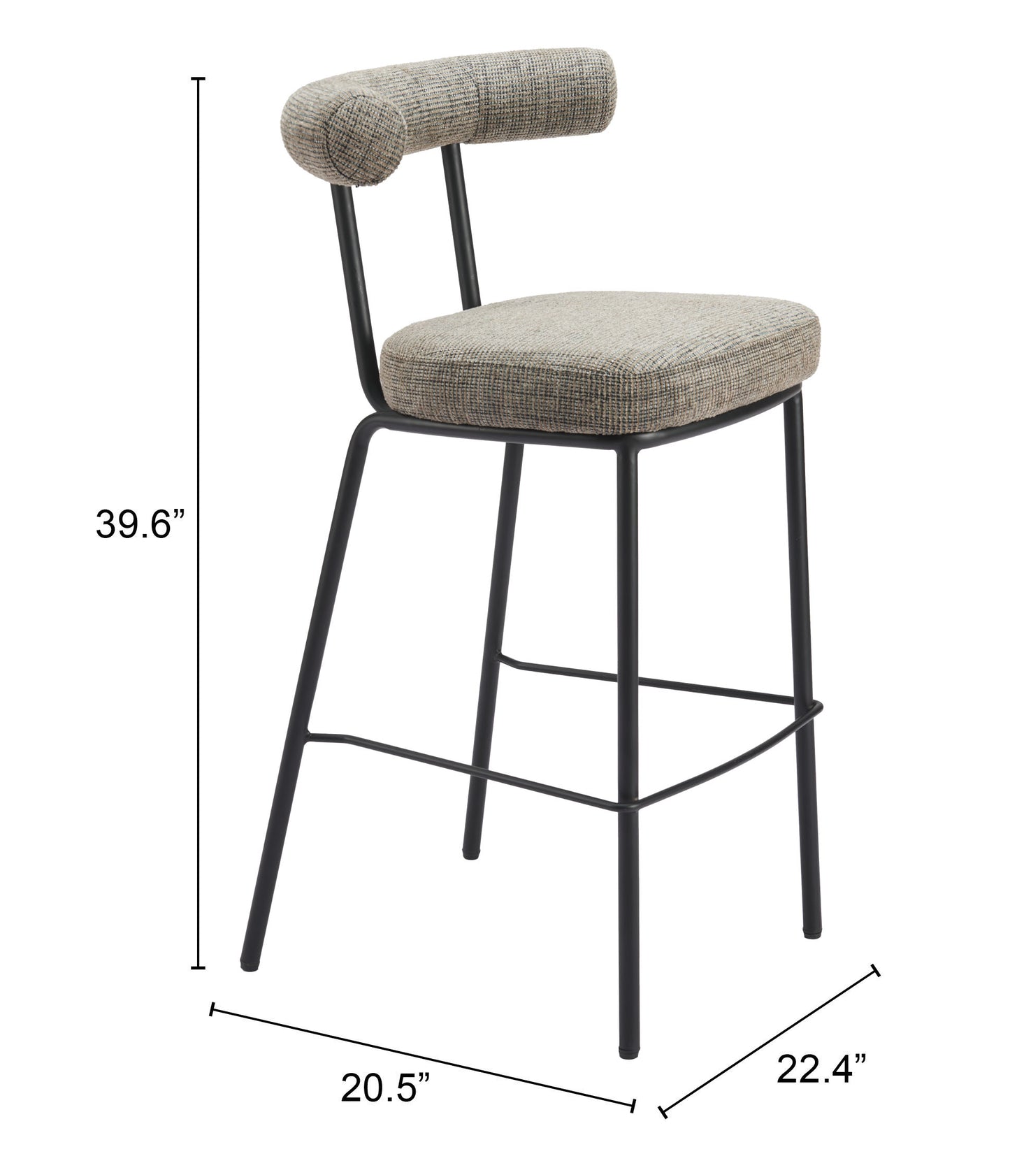 Barstool Green Tweed - Premium Quality & Stylish Design for Your Home