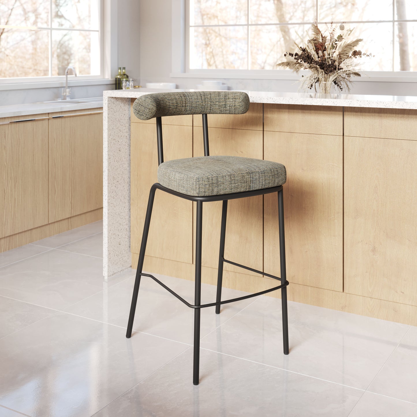 Barstool Green Tweed - Premium Quality & Stylish Design for Your Home