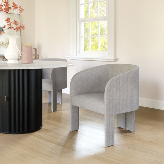 Fauteuil d'appoint Hull gris ardoise