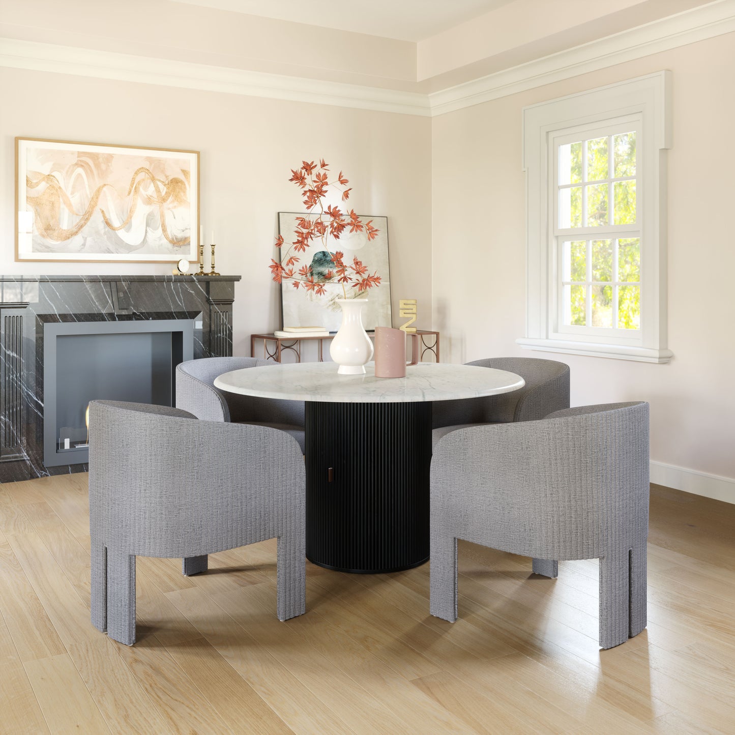 Accent Chair Slate Gray - Modern & Ergonomic Seating for Home & Office