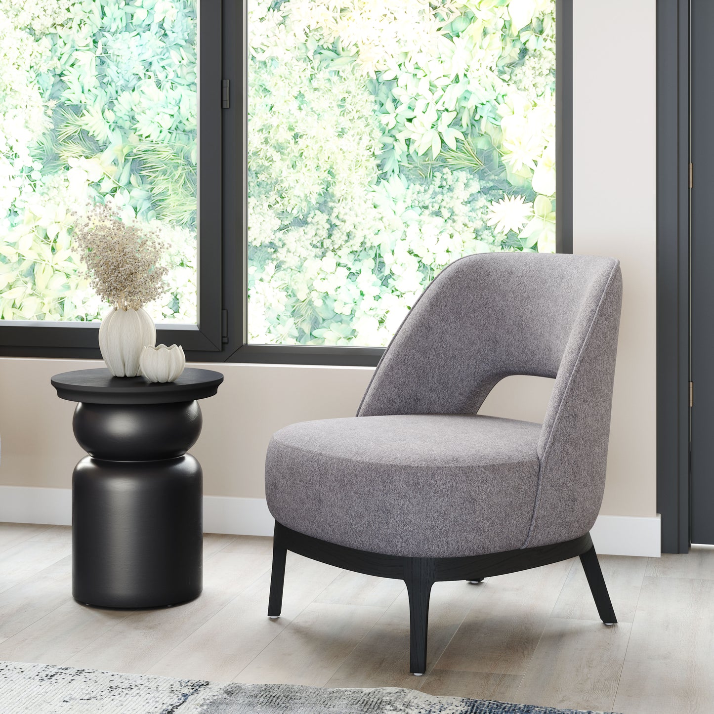 Fauteuil d'appoint Mistley gris