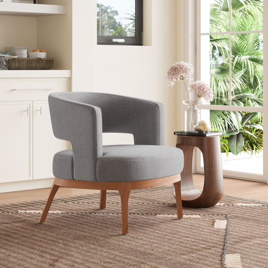 Fauteuil d'appoint Penryn gris ardoise