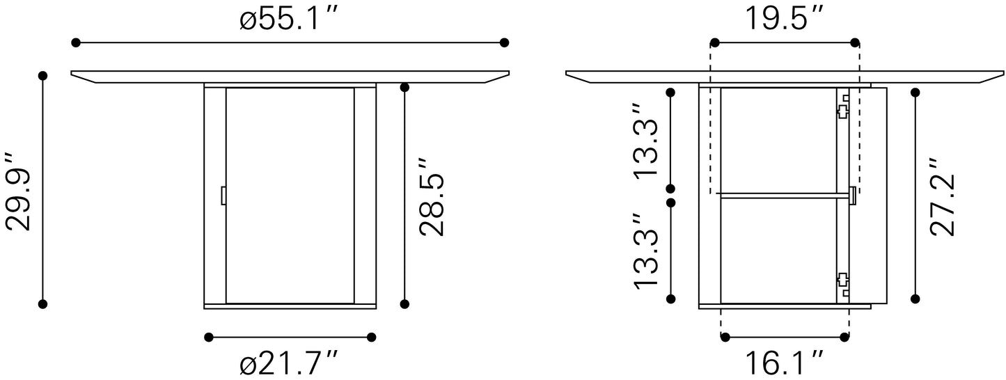 Mesa de comedor blanca y negra: elegante y duradera para espacios con estilo.