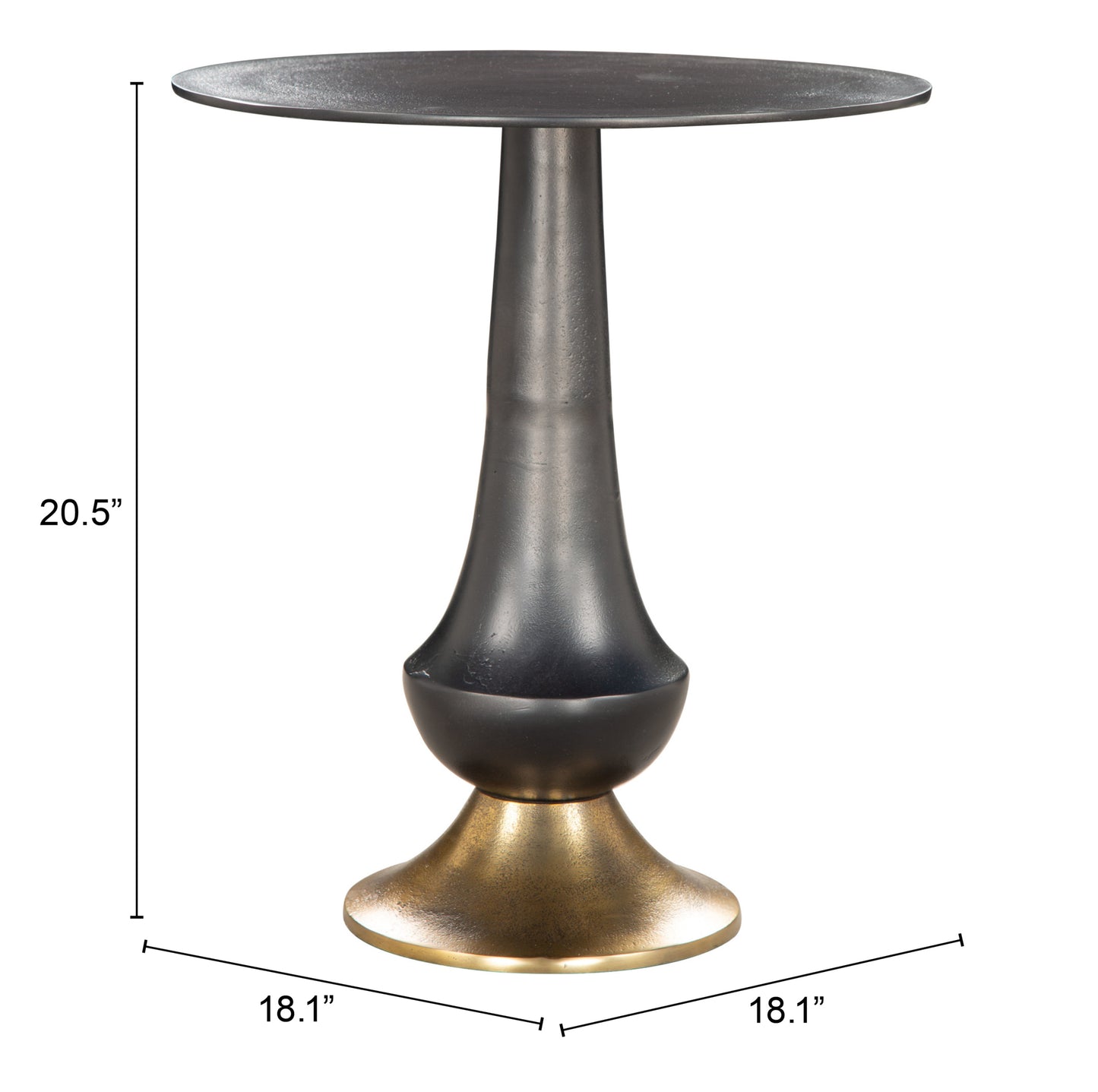 Mesa auxiliar negra: mesa de comedor elegante y duradera para espacios con estilo