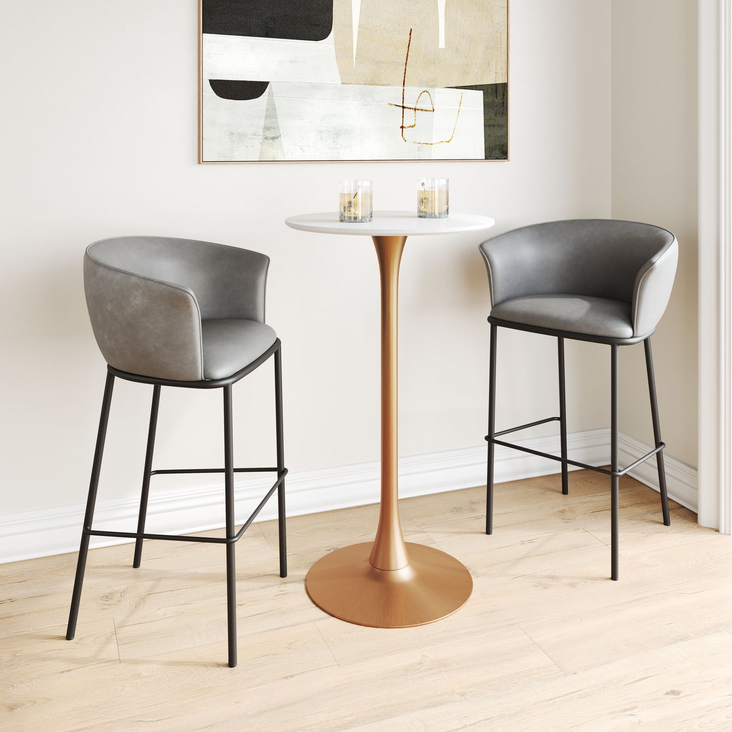 Taburete de bar gris: calidad superior y diseño elegante para su hogar