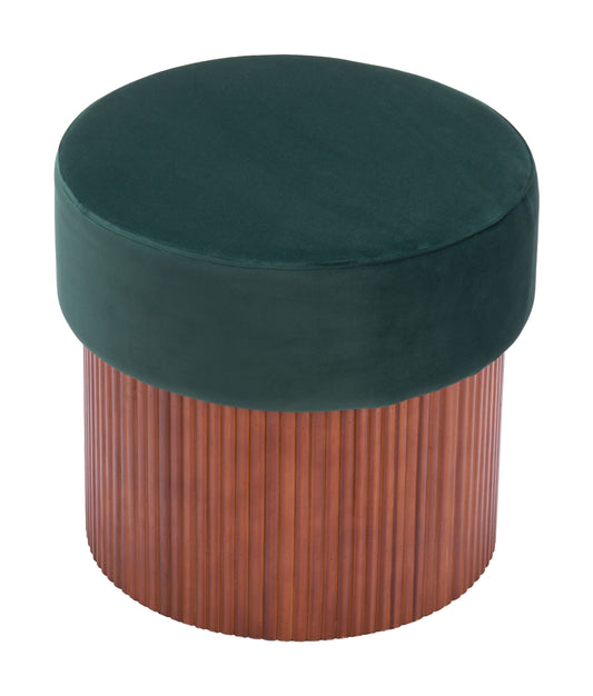 Pouf de rangement Boto vert