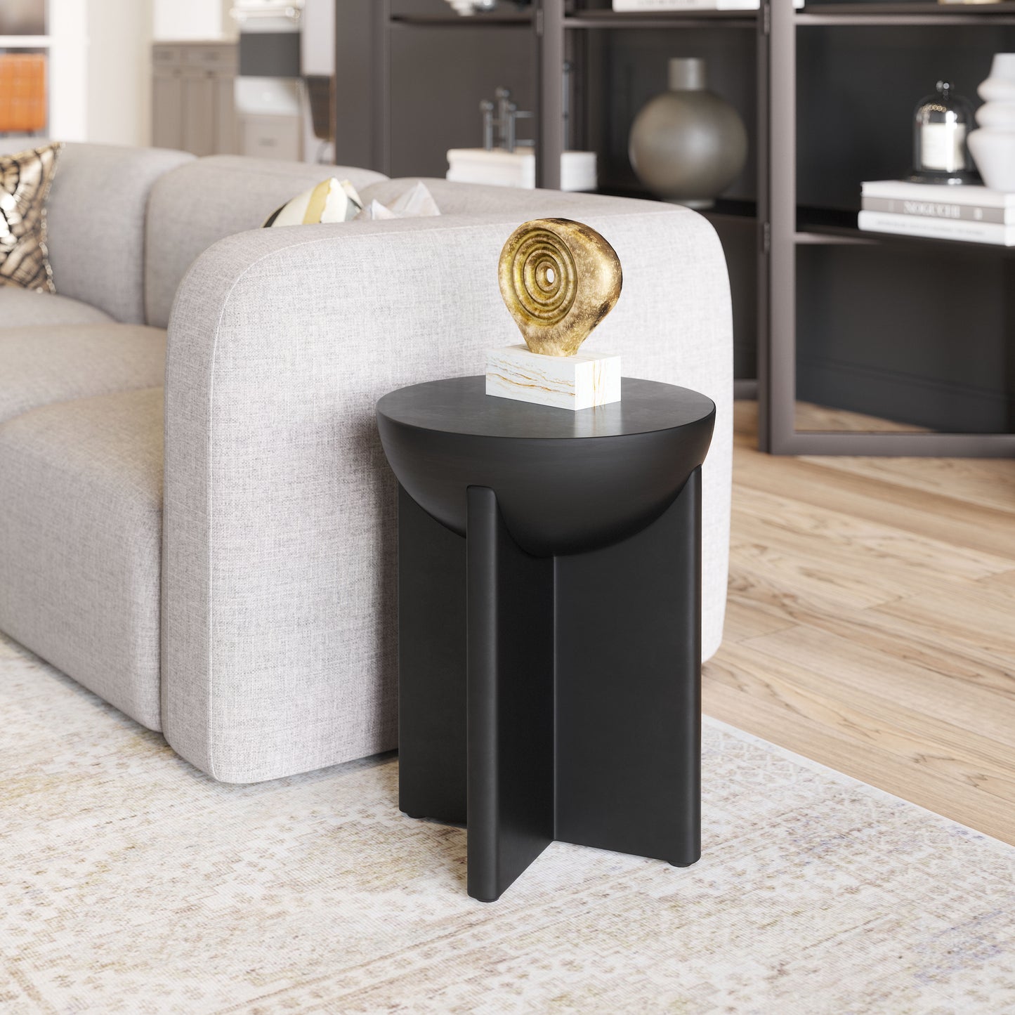 Side Table Black - Elegant & Durable Dining Table for Stylish Spaces