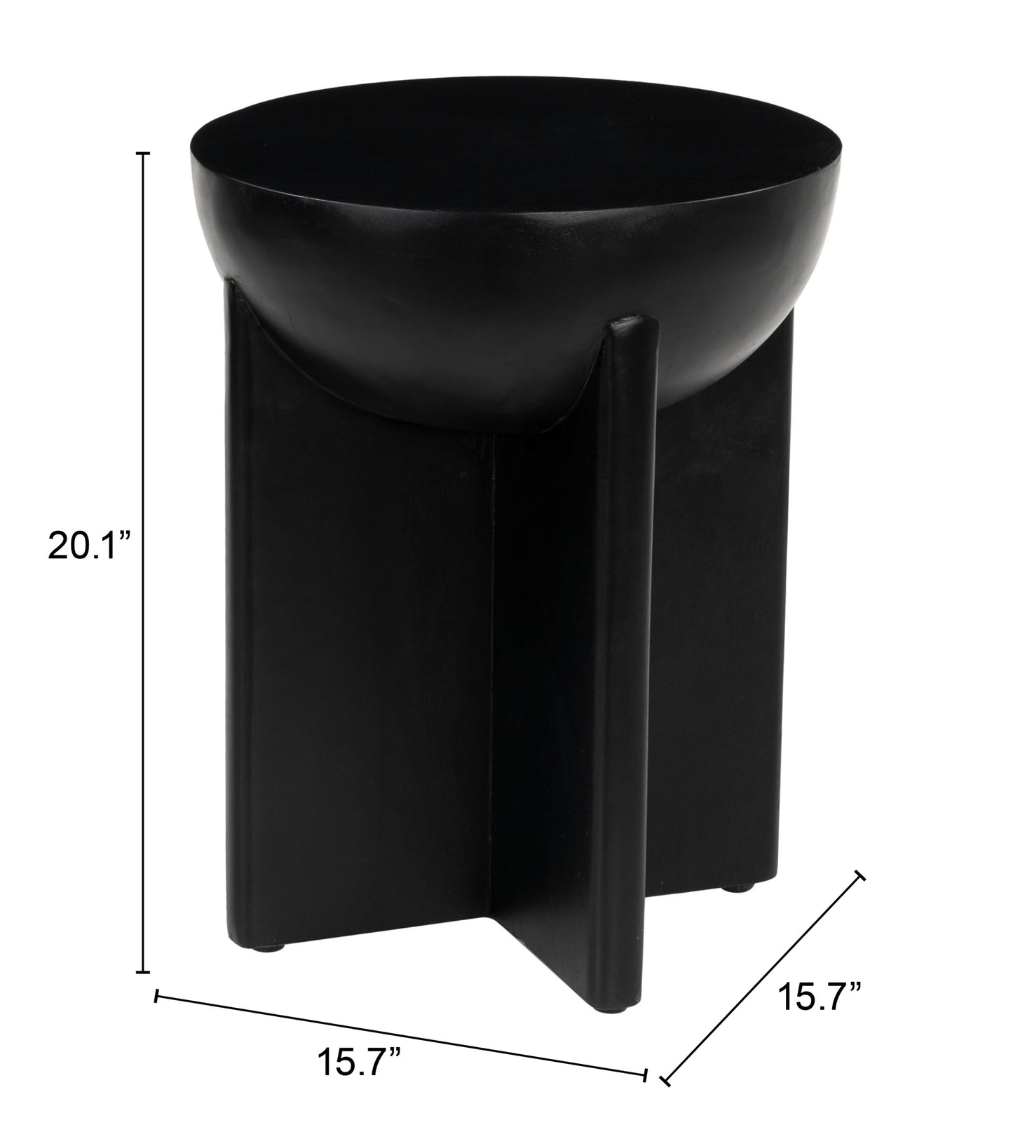 Side Table Black - Elegant & Durable Dining Table for Stylish Spaces