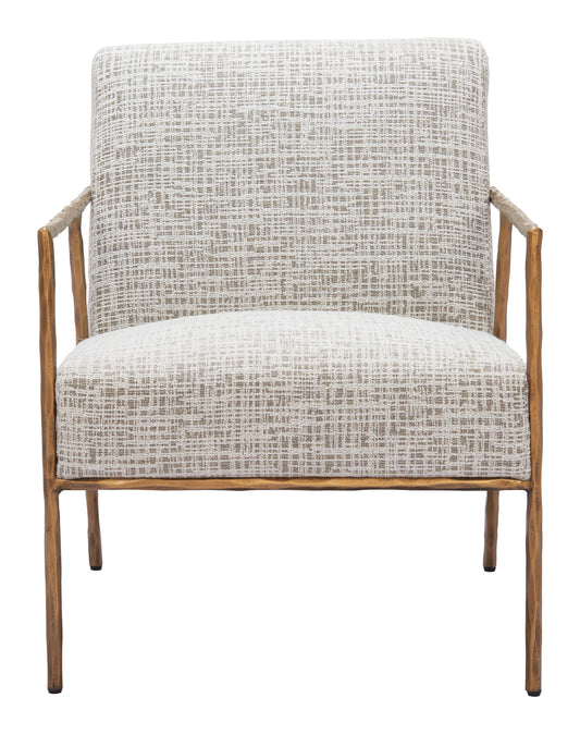 Accent Chair Beige Frost - Modern & Ergonomic Seating for Home & Office