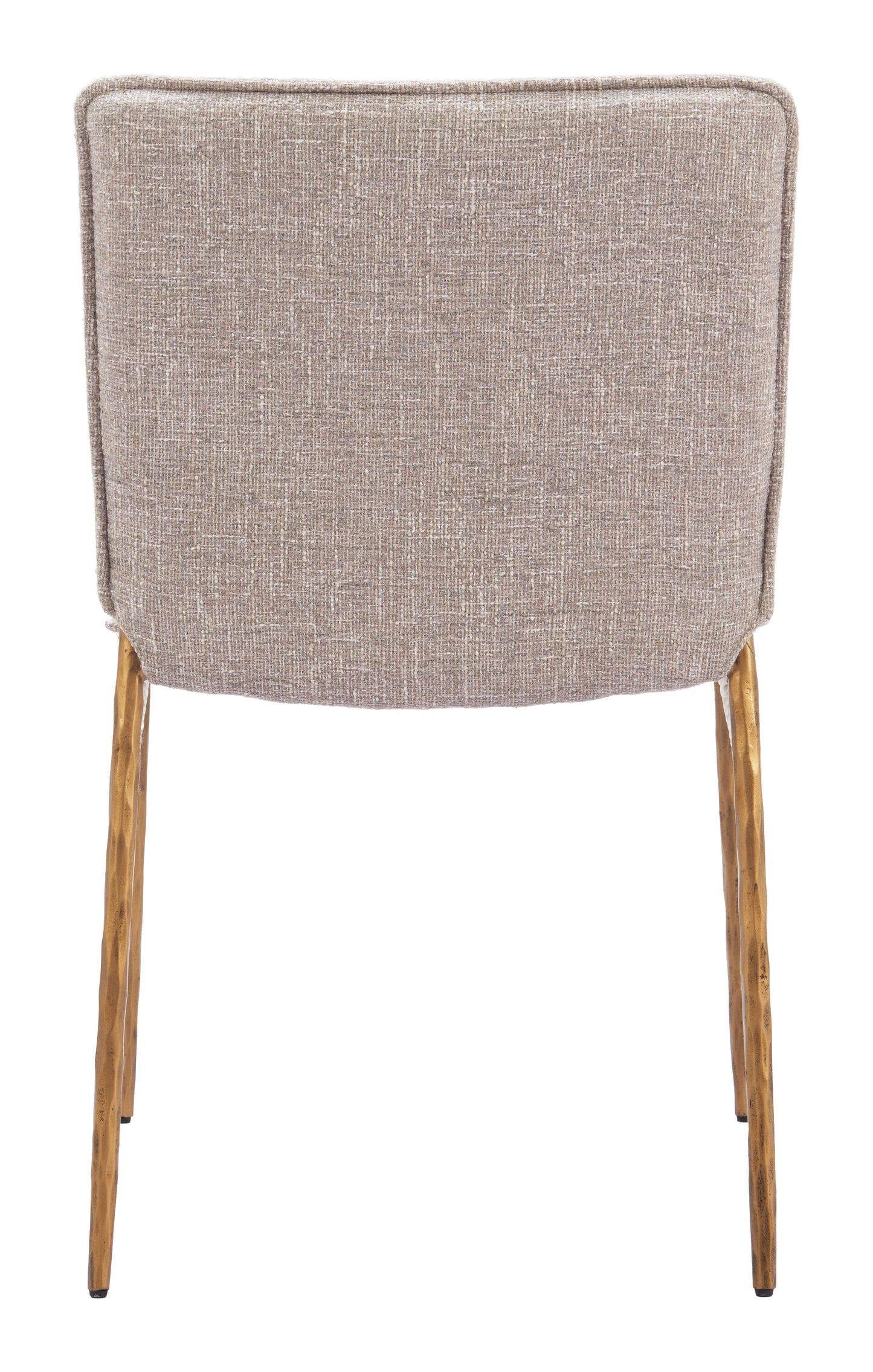 Dining Chair Beige & Gold - Modern & Ergonomic Seating for Home & Office