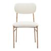 Dining Chair Cream & Gold - Modern & Ergonomic Seating for Home & Office