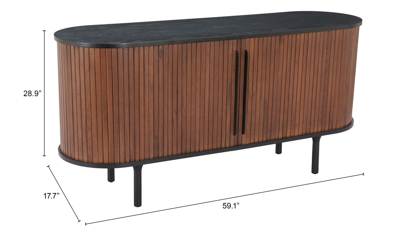 Buffet Koriana noir et noyer