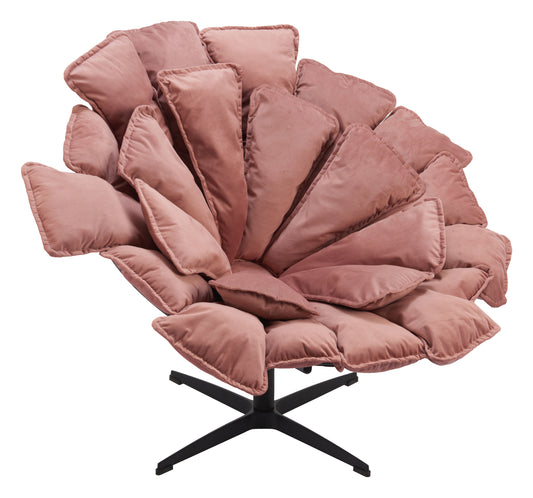 Fauteuil d'appoint Kipas rose