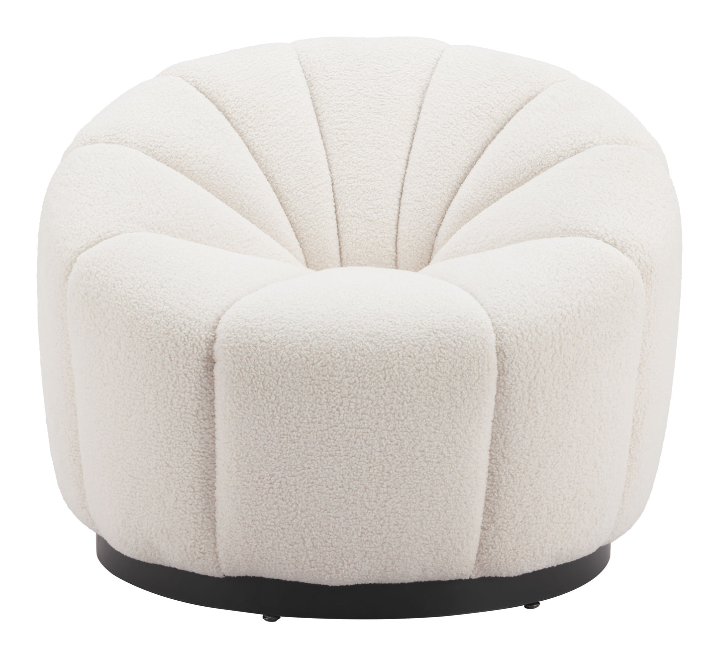 Fauteuil d'appoint Bhoutan Crème