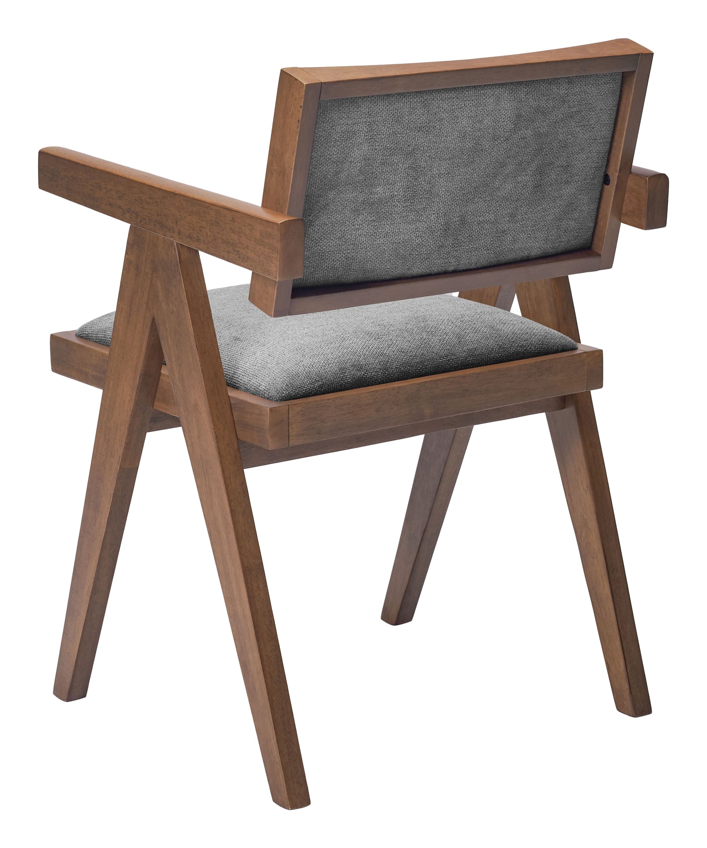 Dining Chair (Set of 2) Gray & Walnut - Modern & Ergonomic Seating for Home & Office