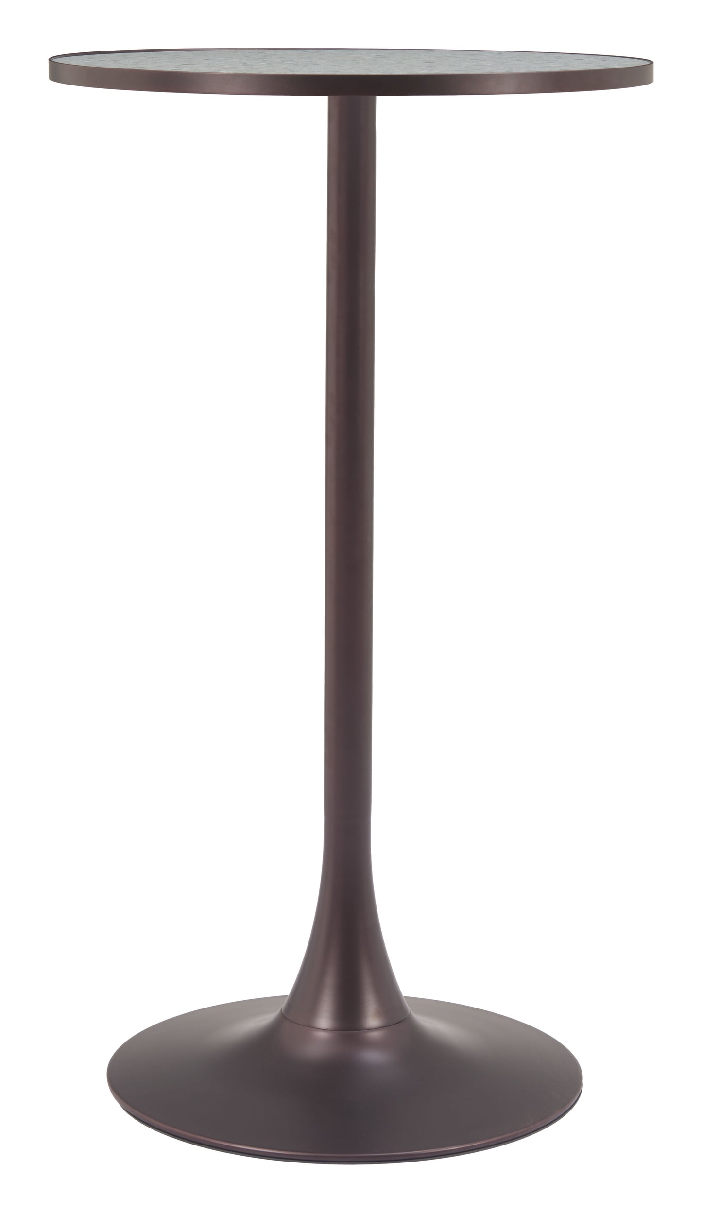 Bar Table Gray & Bronze - Elegant & Durable Dining Table for Stylish Spaces