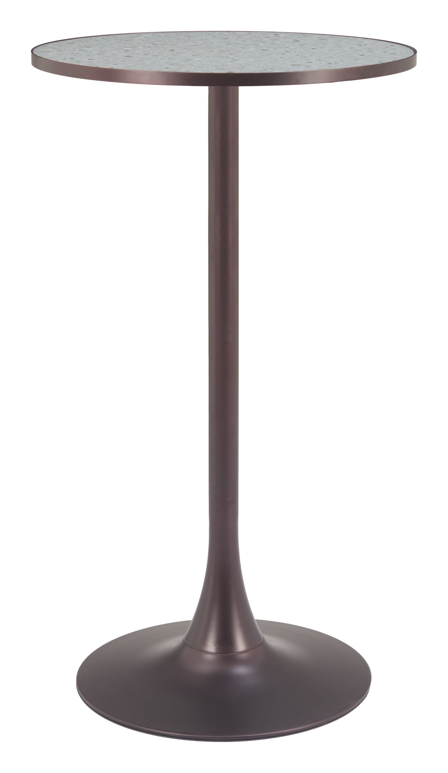 Bar Table Gray & Bronze - Elegant & Durable Dining Table for Stylish Spaces