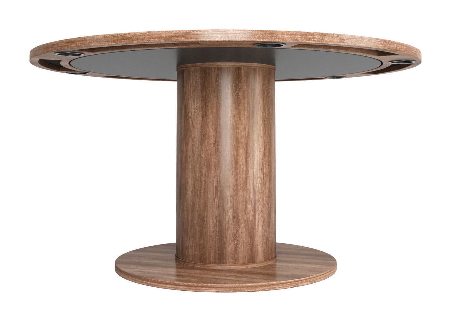 Mesa 2 en 1 marrón: mesa de comedor elegante y duradera para espacios con estilo