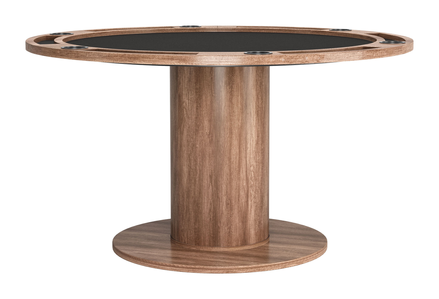 Mesa 2 en 1 marrón: mesa de comedor elegante y duradera para espacios con estilo
