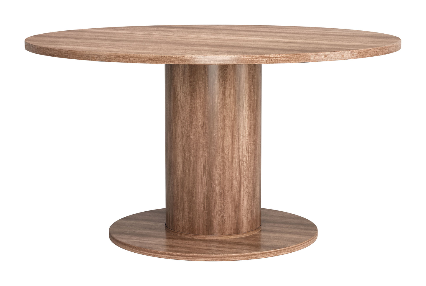 Mesa 2 en 1 marrón: mesa de comedor elegante y duradera para espacios con estilo