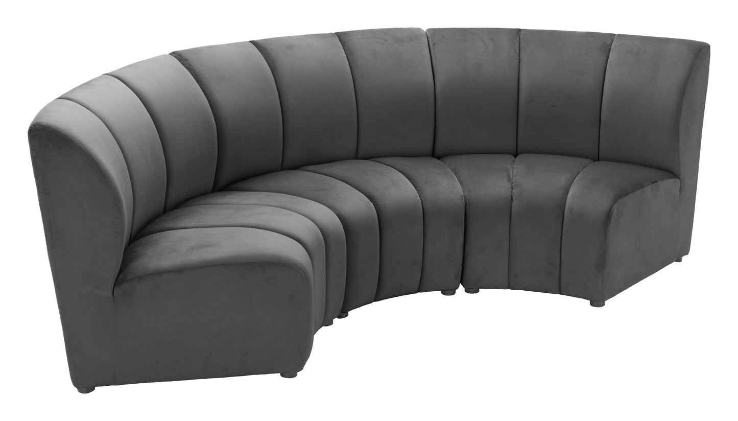 Seccional modular negro: calidad superior y diseño elegante para su hogar