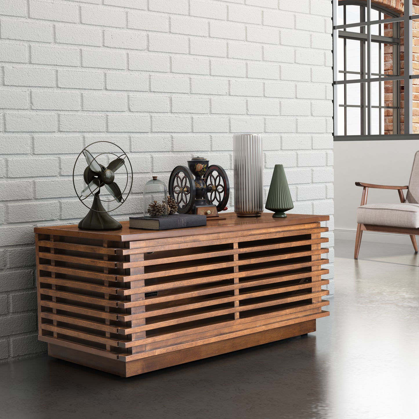 Narrow Entertainment Stand Walnut - Premium Quality & Stylish Design for Your Home