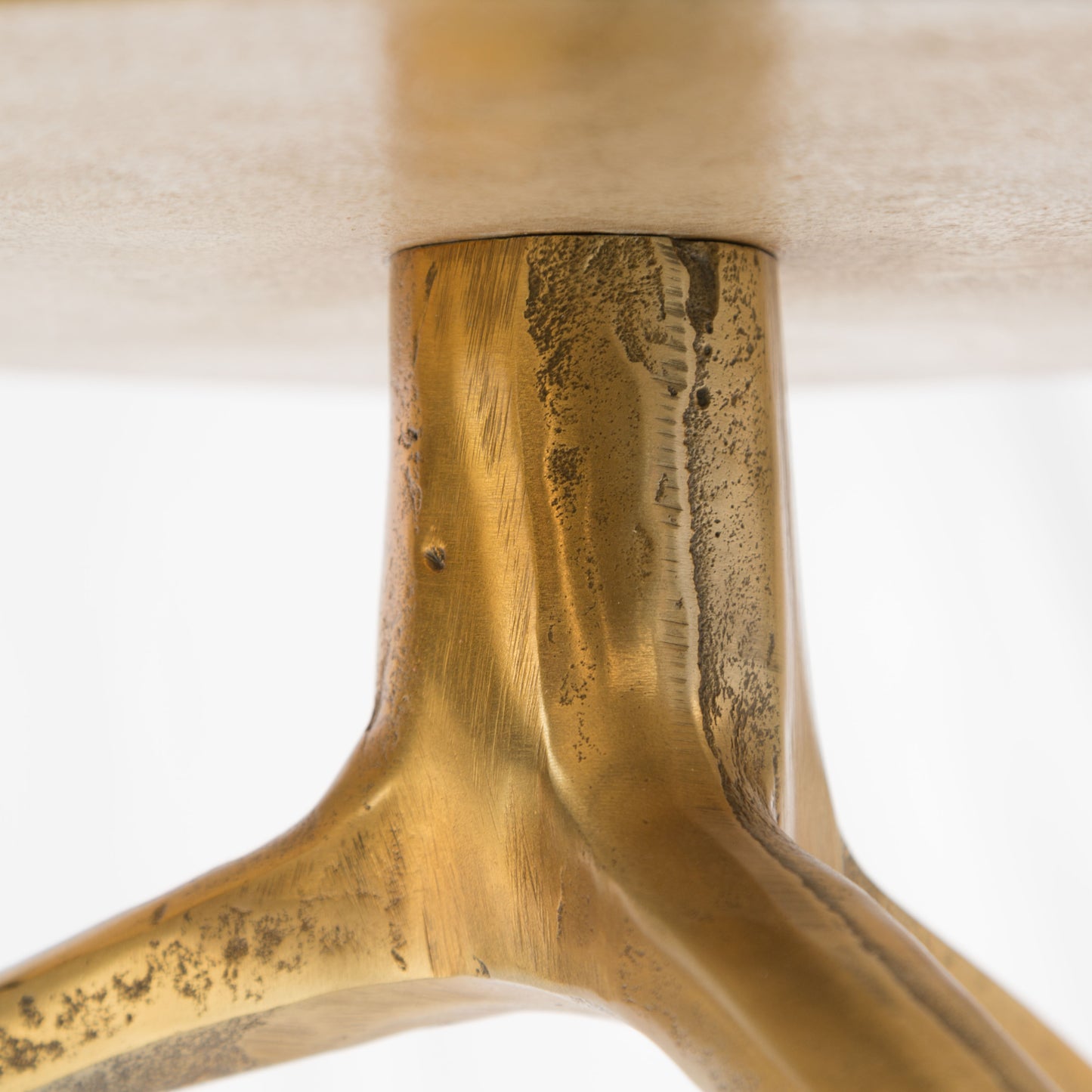 Ensemble de tables d'appoint Como (2 pièces) Or antique