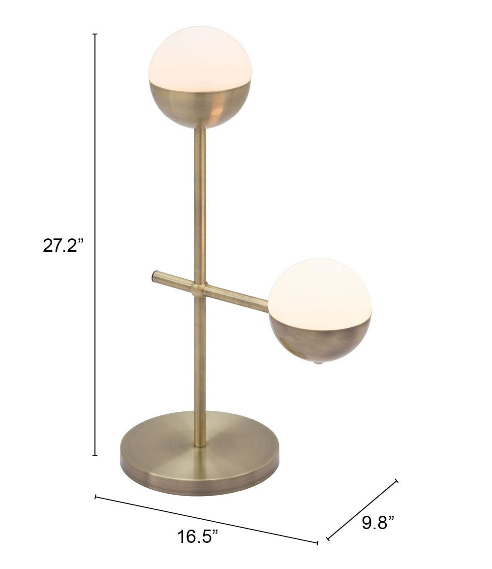 Table Lamp White & Bronze - Elegant & Durable Dining Table Lamp for Stylish Spaces