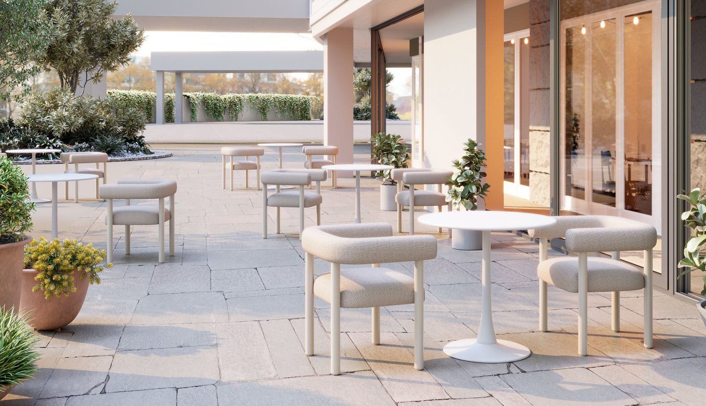 Sillas de comedor blancas (juego de 2) - Asientos modernos y ergonómicos para el hogar y la oficina