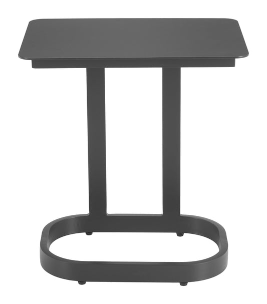 Mesa auxiliar negra: mesa de comedor elegante y duradera para espacios con estilo