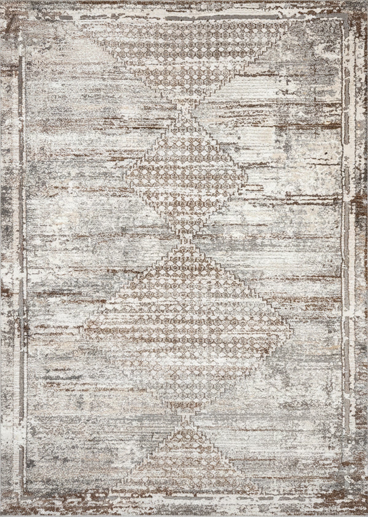 Tapis Atlas Vintage Boho Marron