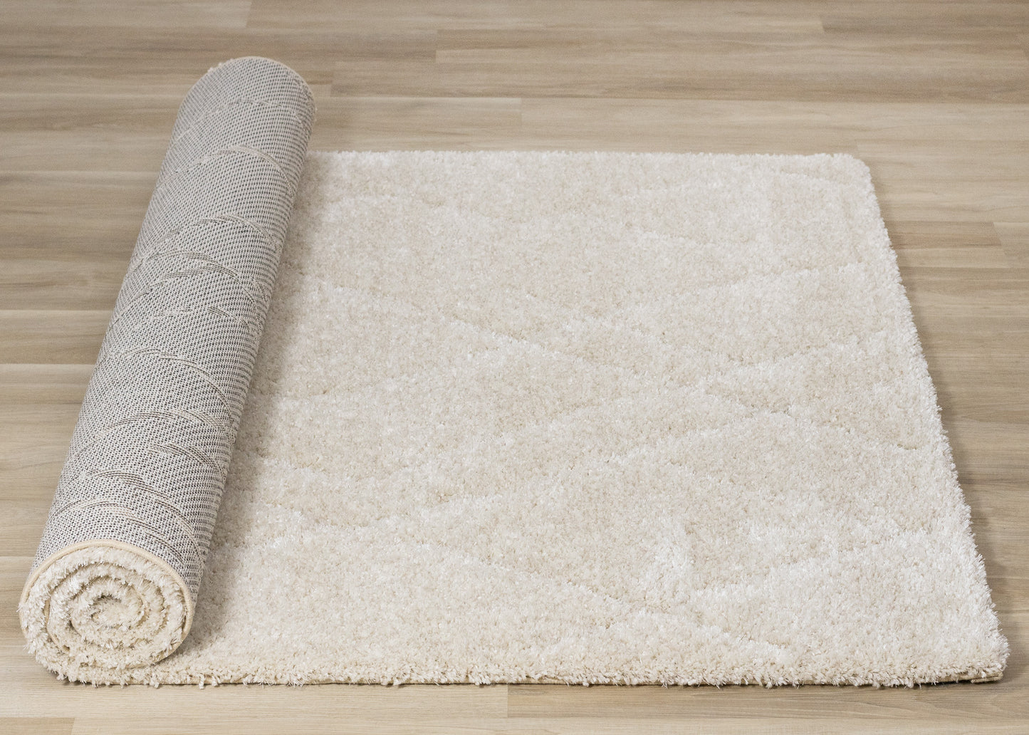 Modern Geometric Cream Area Rug