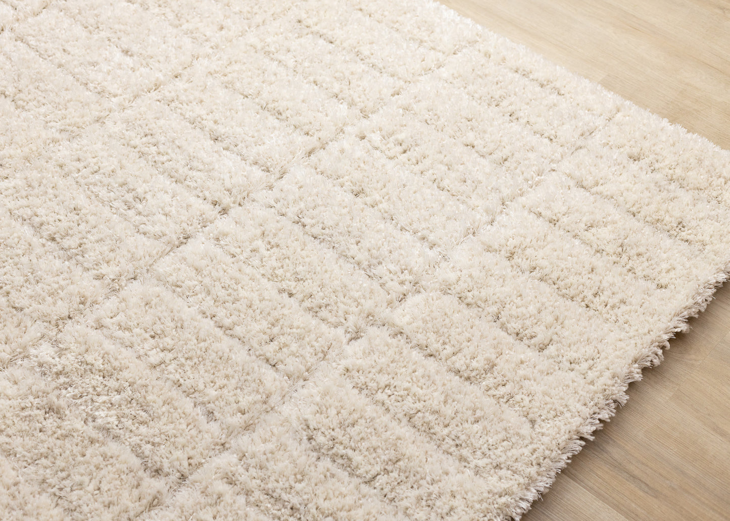 Modern Geometric Cream Area Rug