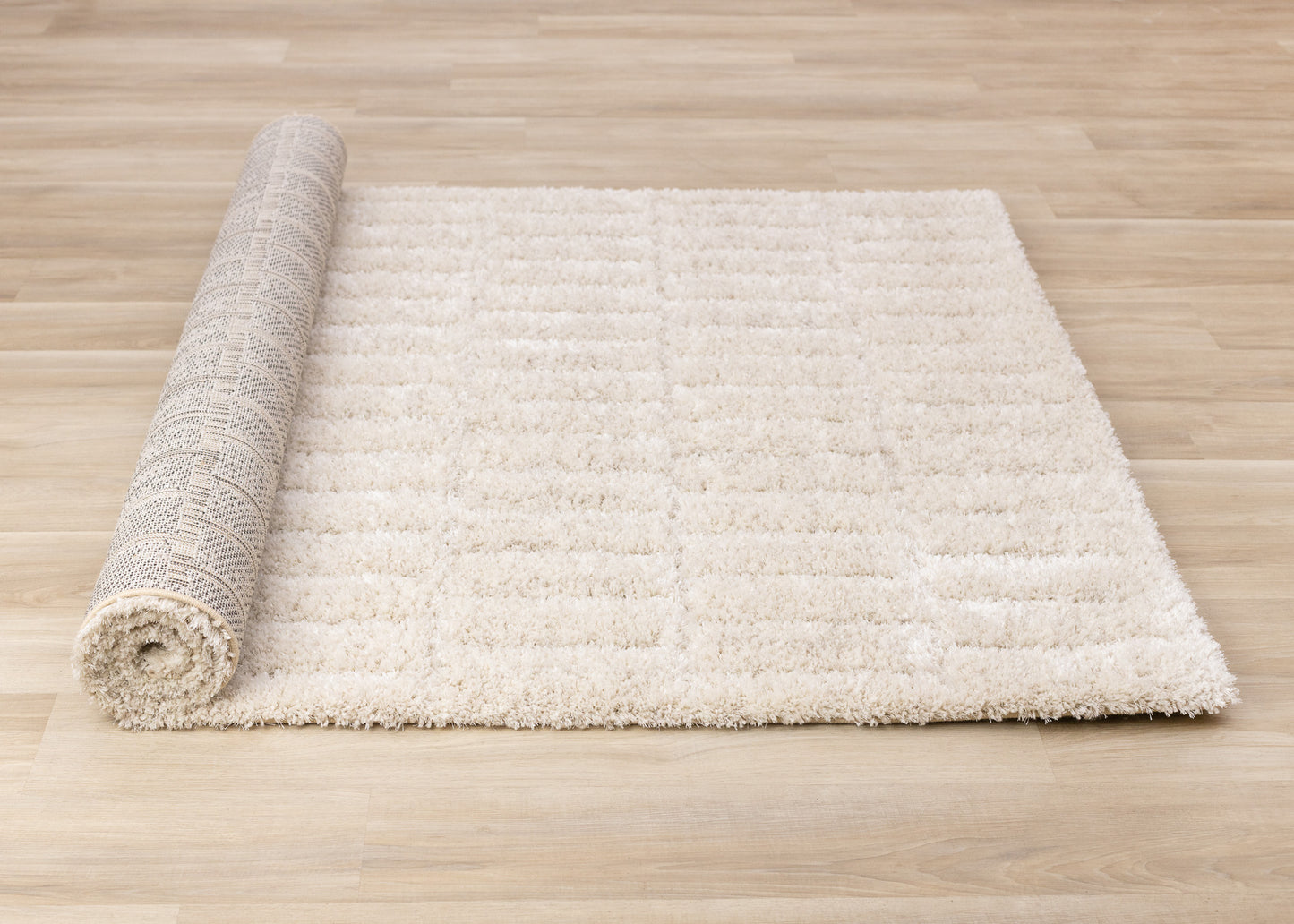 Modern Geometric Cream Area Rug