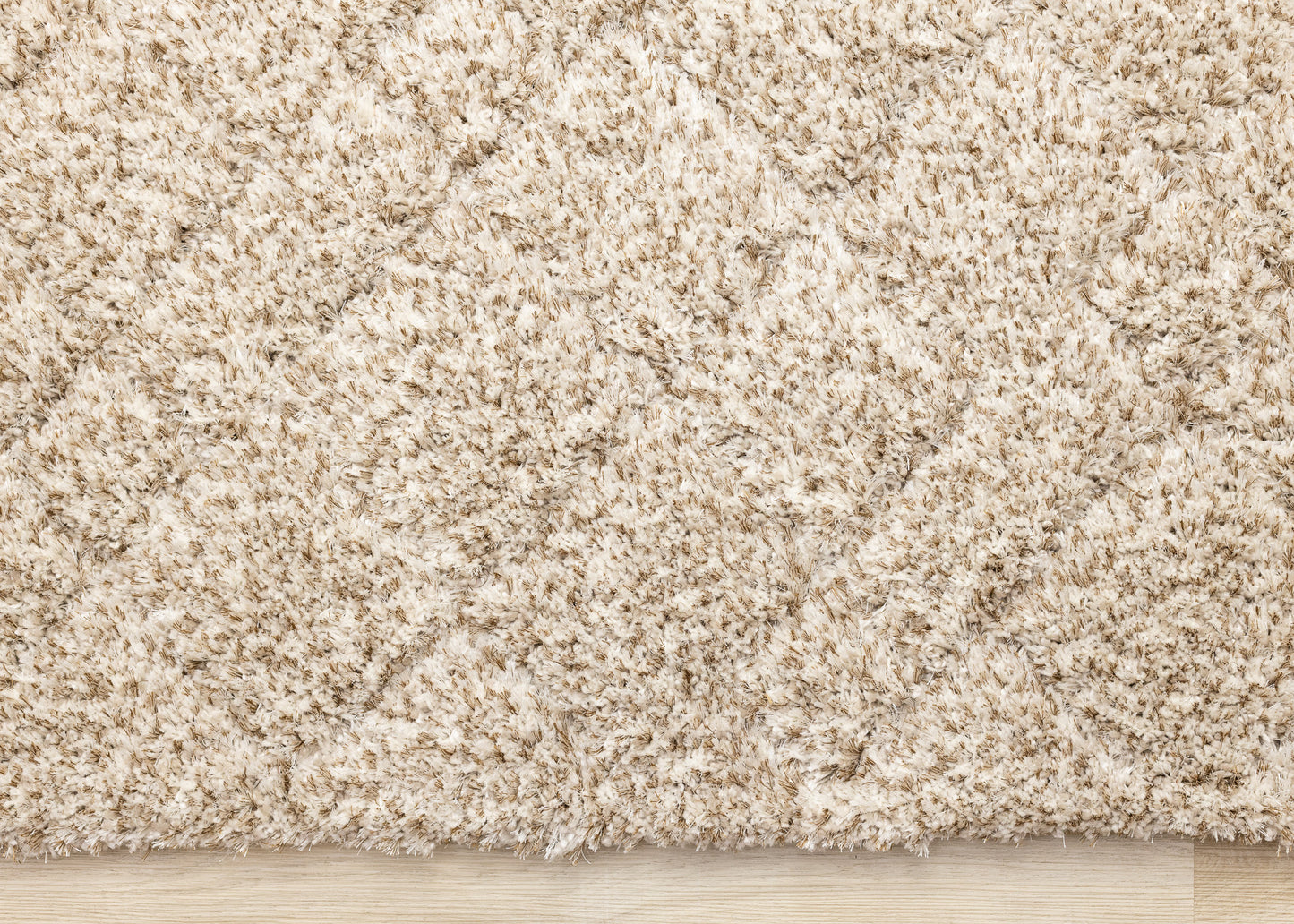 Alfombra geométrica moderna beige