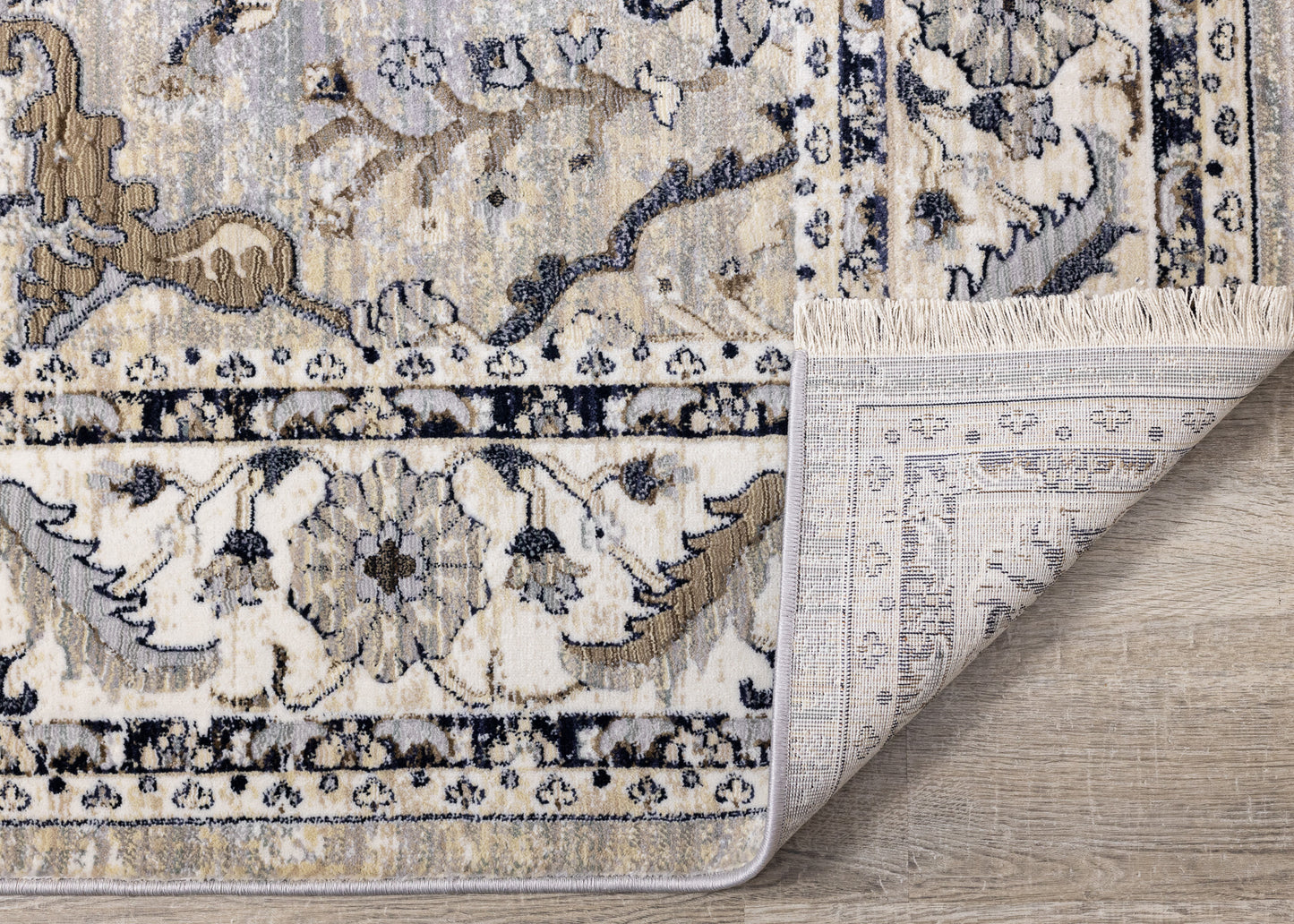 Contemporary Elegant Beige Area Rug